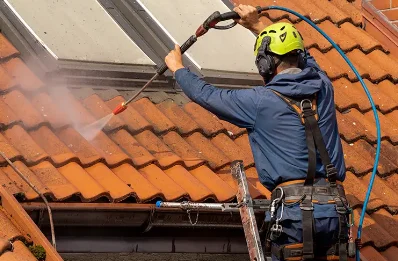 Démoussage et hydrofuge de toiture à Prompsat